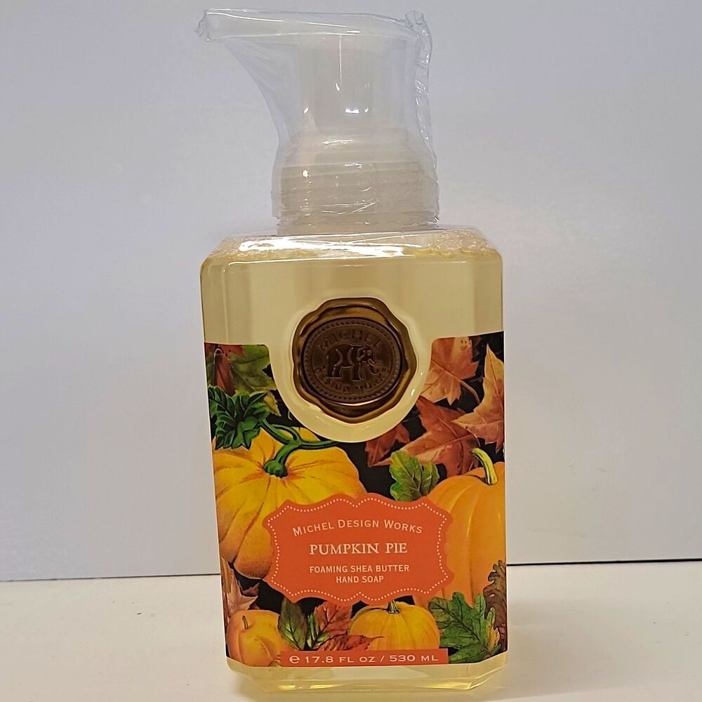 Michel Design Works Pumpkin Pie Foaming Shea Butter Hand Soap Moisturizing 17.8